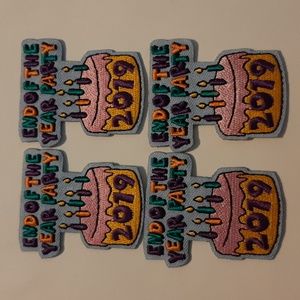 End of the Year Party 2019 - Girl Scout Fun Patch Bundle - NEW Iron On 🦋❤